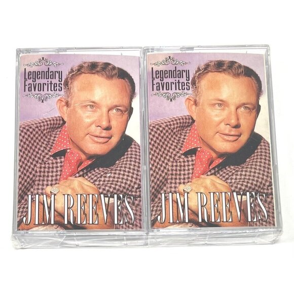 VTG Legendary Favorites by Jim Reeves (2-Cassette SET, 1997, BMG) NIP NEW Sealed - Picture 1 of 3